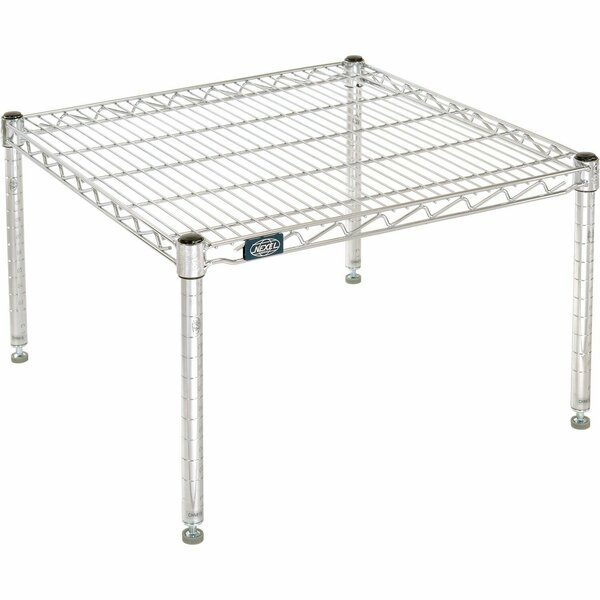 Nexel Chrome Wire Dunnage Rack, 24inW x 24inD x 14inH B2256997